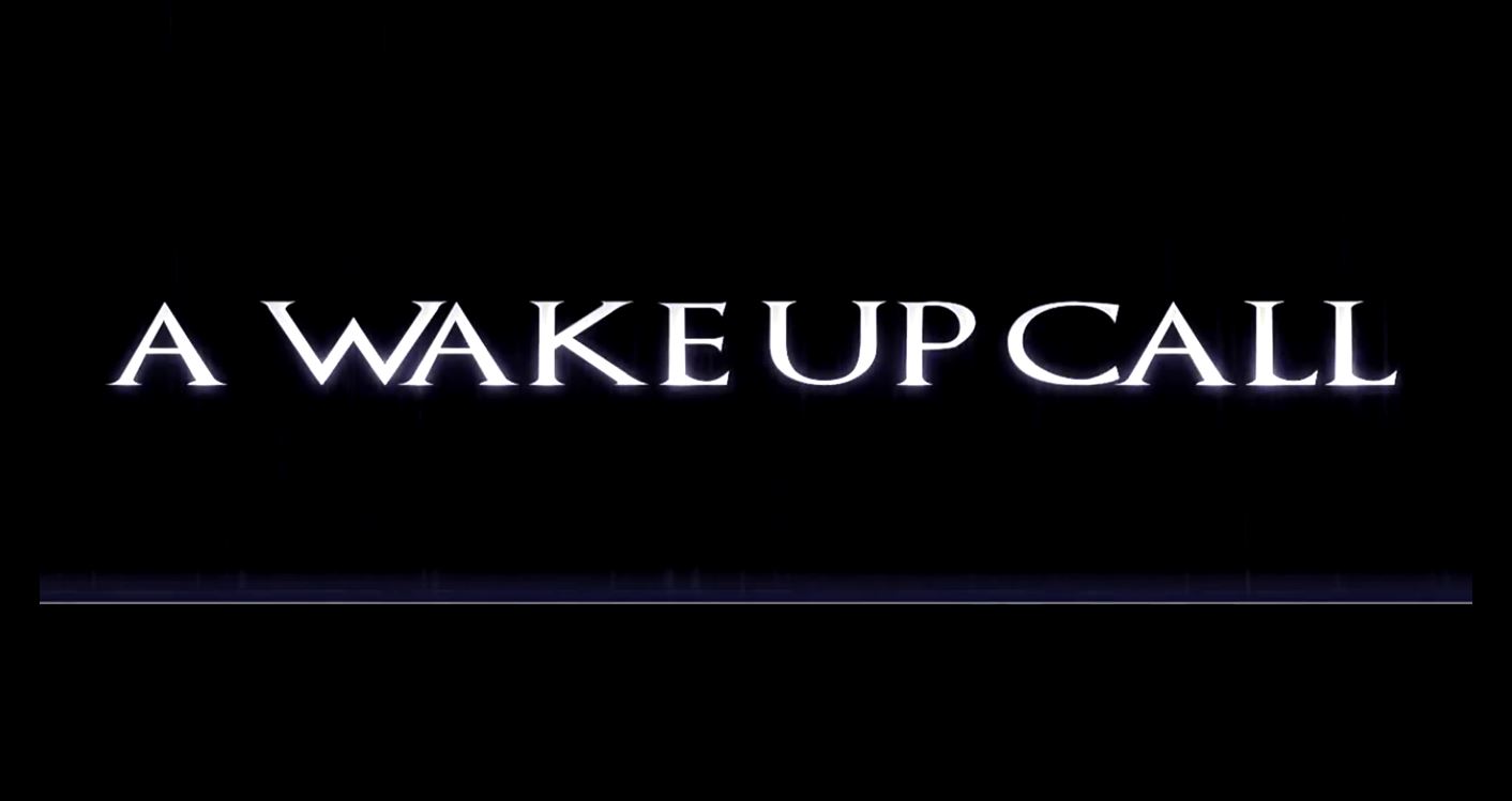 wake up call meaning in english